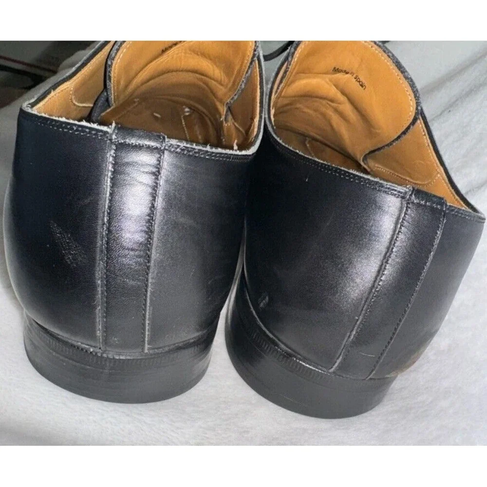 Magnanni Mens Lace-up Black Leather Dress Shoes Sz 11.5 M Made in Spain